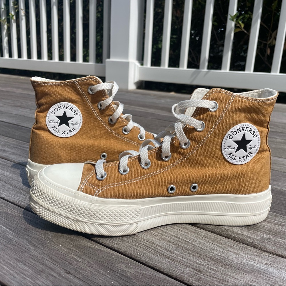 Custom Platform Hightop Converse